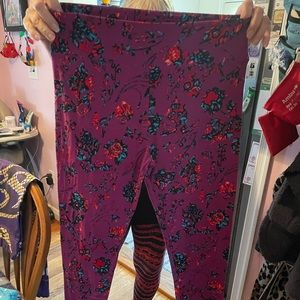 Lularoe TC floral leggings